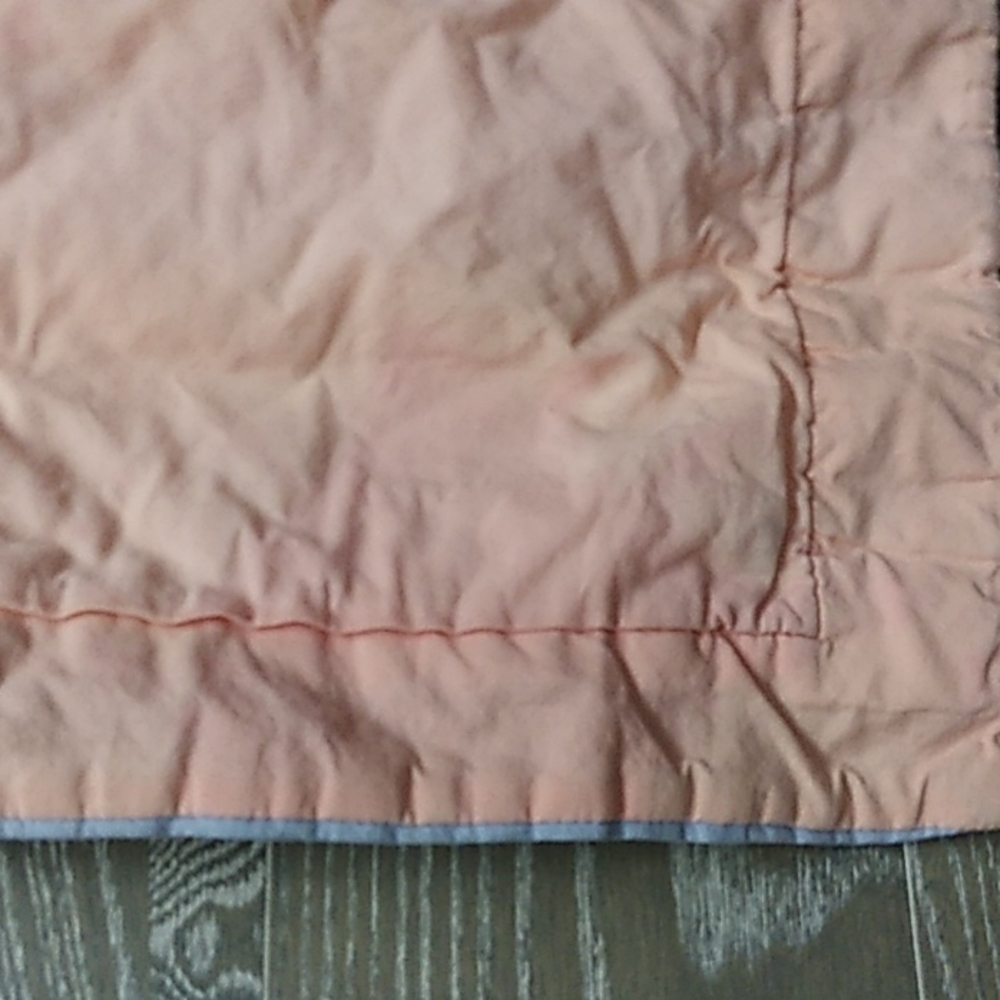 Vintage single floral pillow sham with zippeted top - Picture 7 of 8